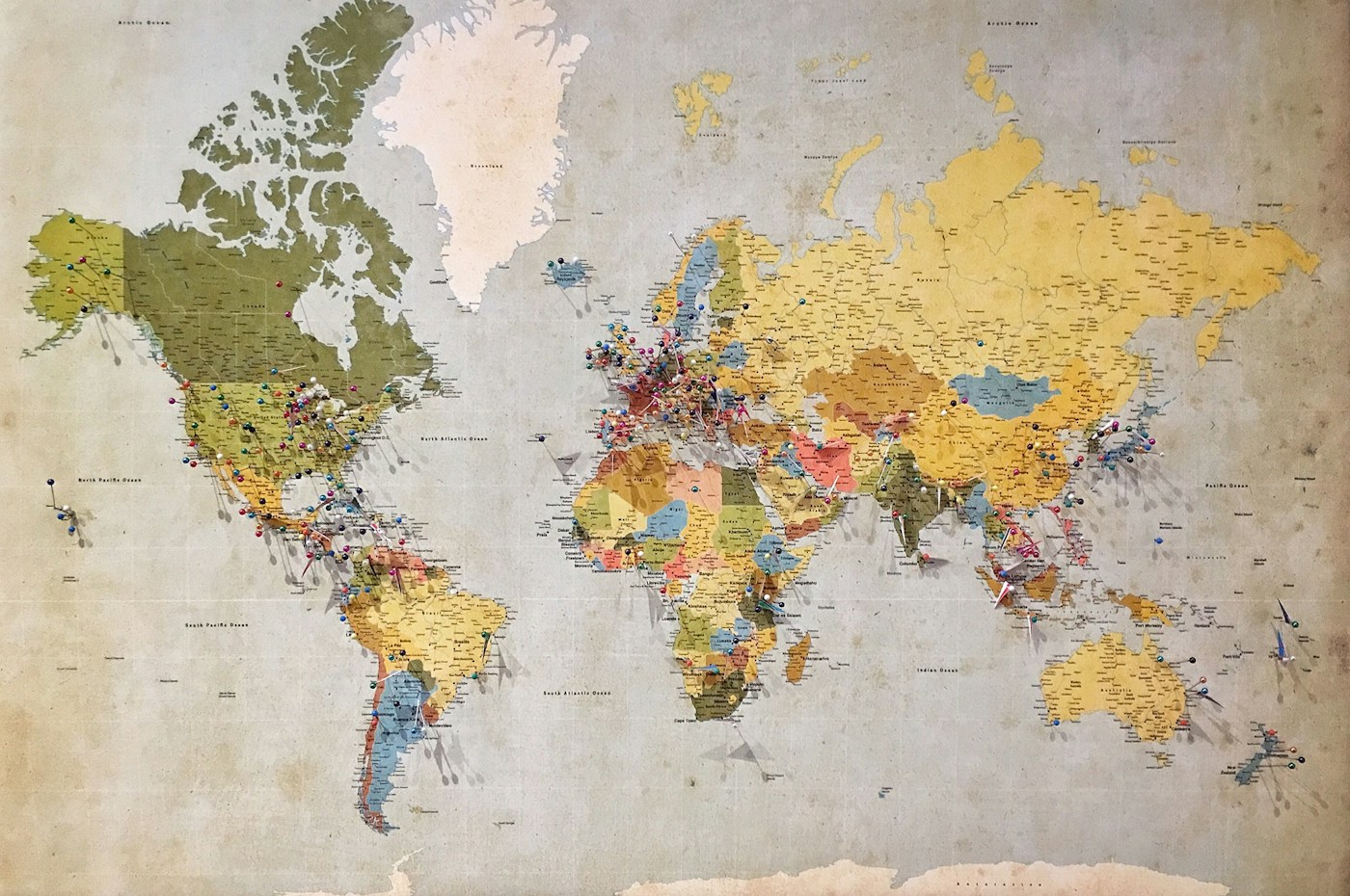 Carte détaillée pour une solution géospatiale
